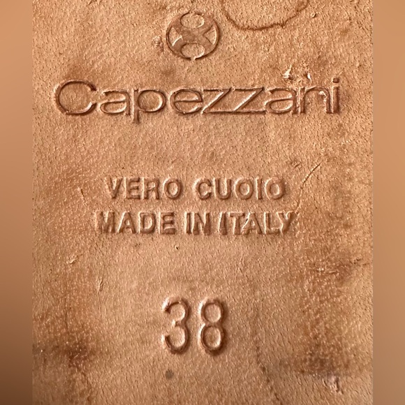 Capezzani Leather Pointed Toe Stud Ankle Boot Size 7.5 (38) - Picture 14 of 14